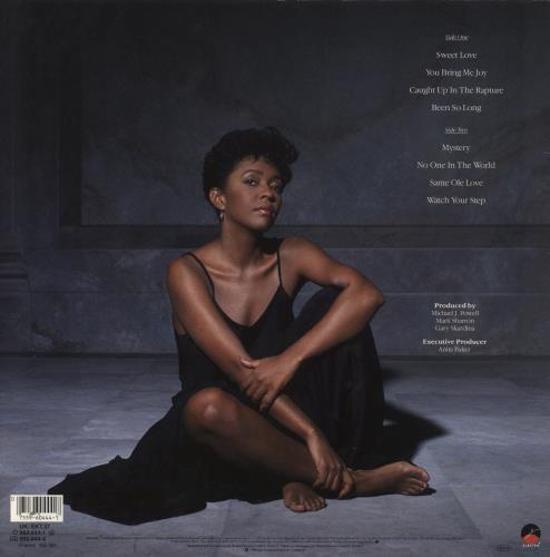 Anita Baker Rapture - hype stickered UK vinyl LP album (LP